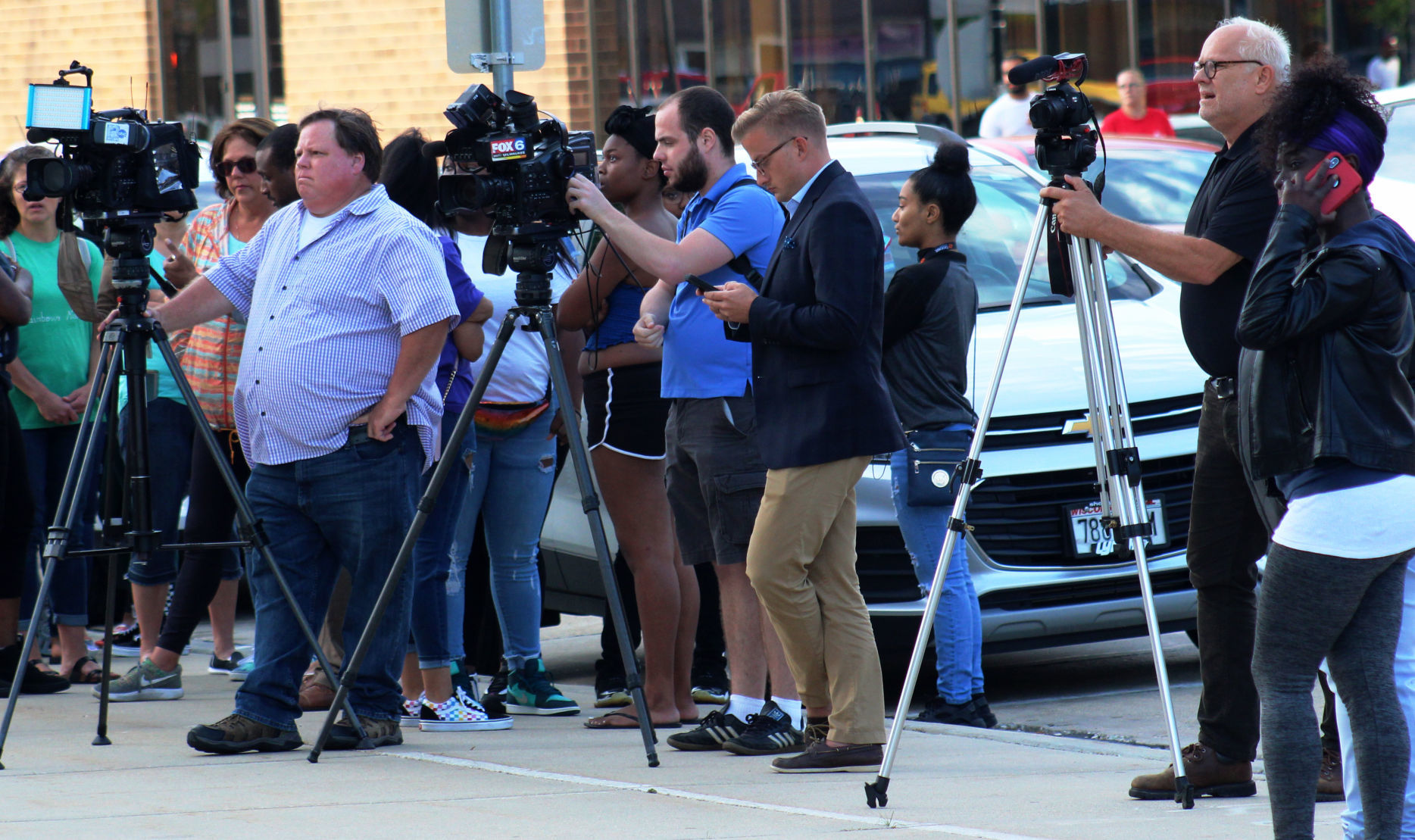 TV crews